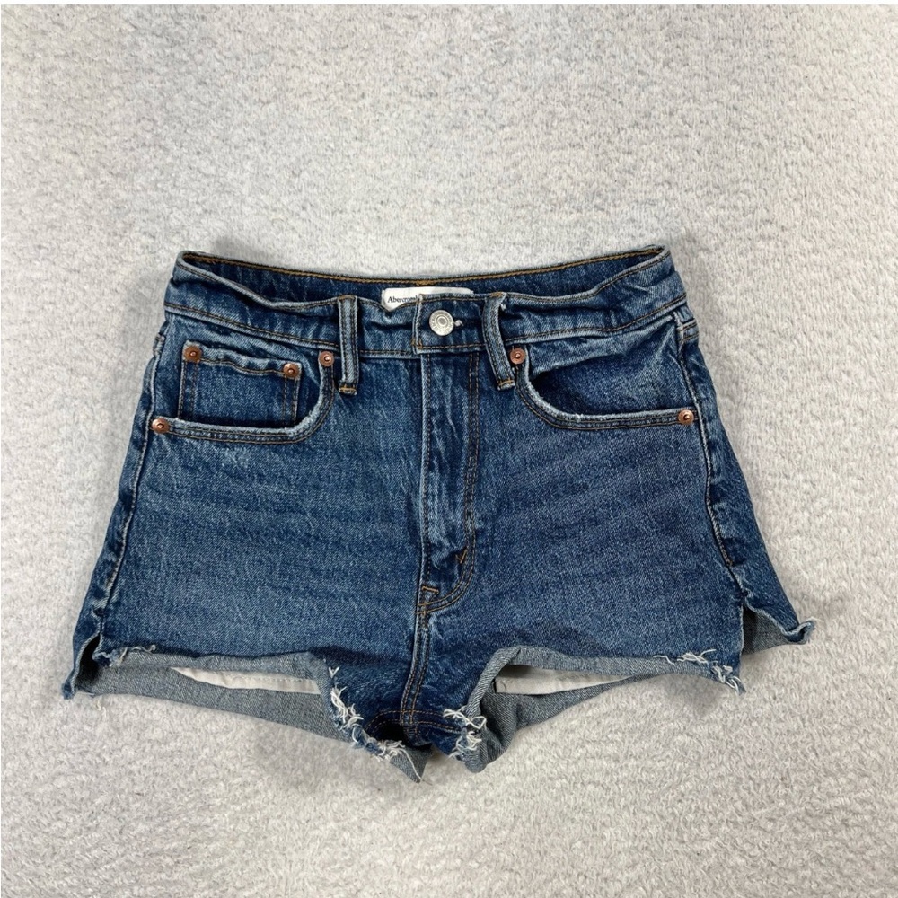Abercrombie & Fitch The Mom Short High Rise 24/00 Jean shorts